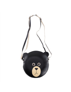Port Chei Mare Piele Naturala Bear negru