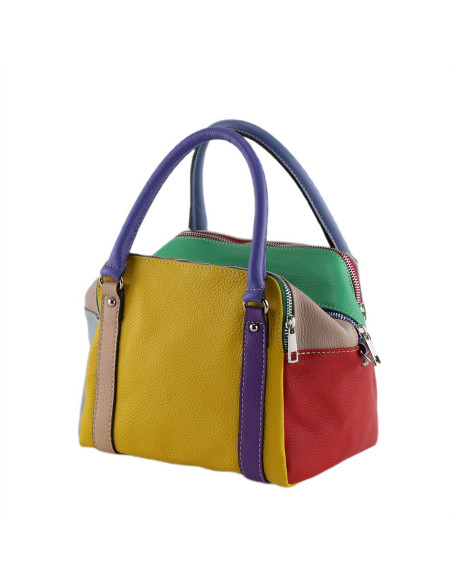 Geanta Piele Naturala Nancy multi colors 1