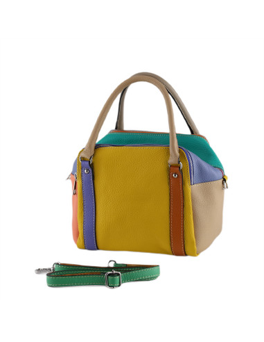 Geanta Piele Naturala Nancy multi colors 5