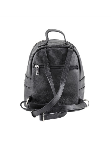 Rucsac Piele Naturala Espace S negru