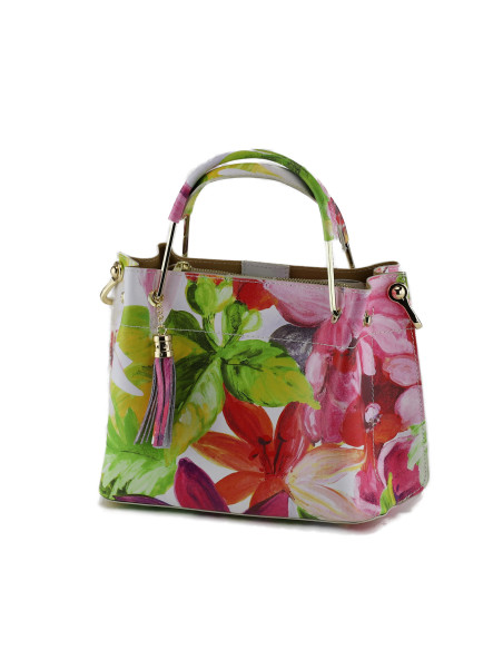 Geanta Piele Naturala Balyana Small multi colors