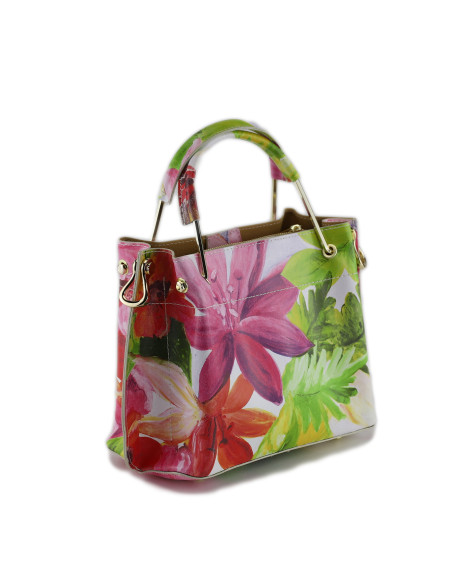 Geanta Piele Naturala Balyana Small multi colors