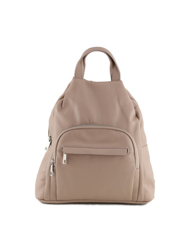 Rucsac Piele Naturala Bosjon roz pudra