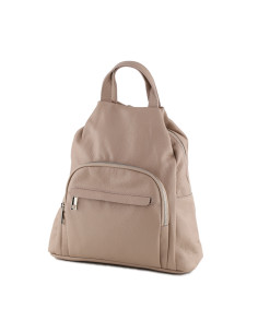 Rucsac Piele Naturala Bosjon roz pudra