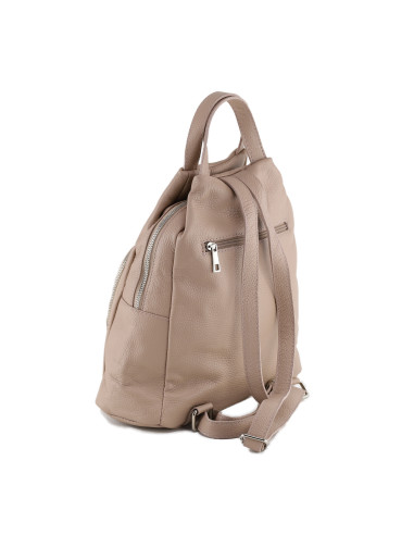 Rucsac Piele Naturala Bosjon roz pudra