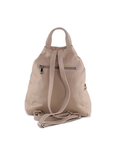 Rucsac Piele Naturala Bosjon roz pudra
