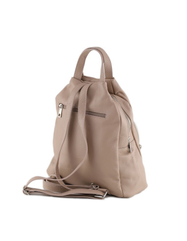 Rucsac Piele Naturala Bosjon roz pudra