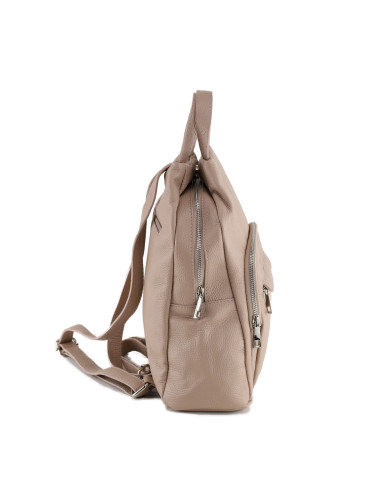 Rucsac Piele Naturala Bosjon roz pudra