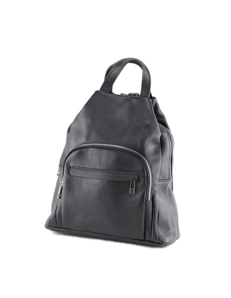 Rucsac Piele Naturala Bosjon negru