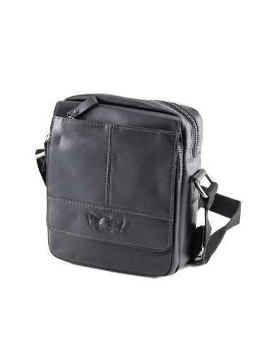 Borseta Barbati Piele Rocket negru
