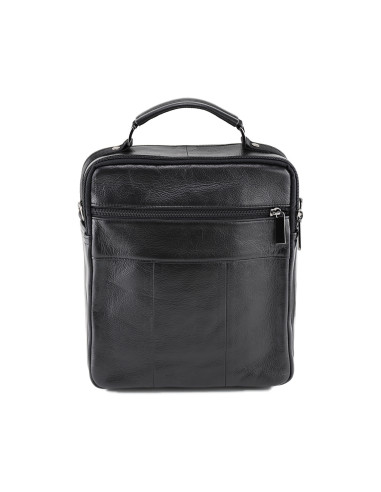 Borseta Piele Naturala Avik XL negru