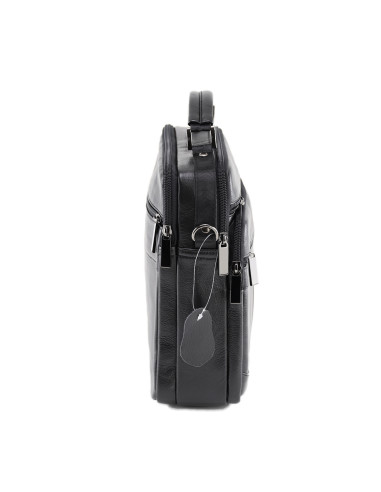 Borseta Piele Naturala Avik XL negru
