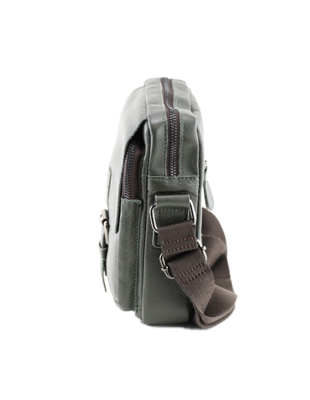 Borseta Piele Naturala Langan verde kaki