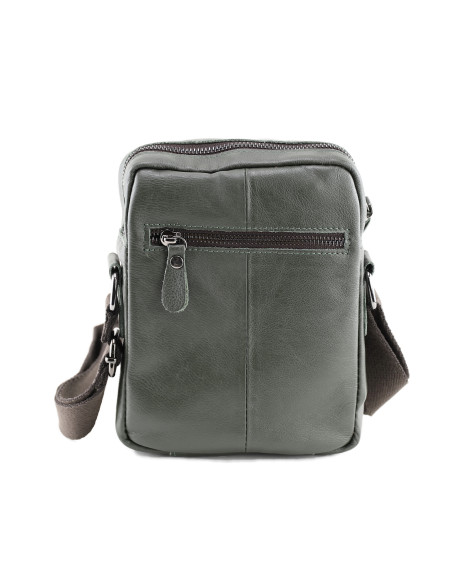 Borseta Piele Naturala Langan verde kaki
