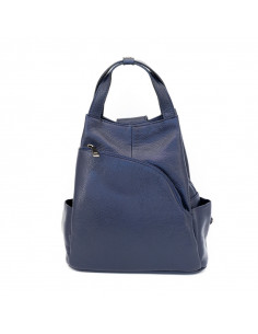 Rucsac Piele Naturala Lempino bleumarin 2