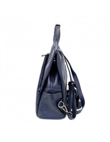 Rucsac Piele Naturala Lempino bleumarin