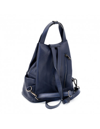 Rucsac Piele Naturala Lempino bleumarin