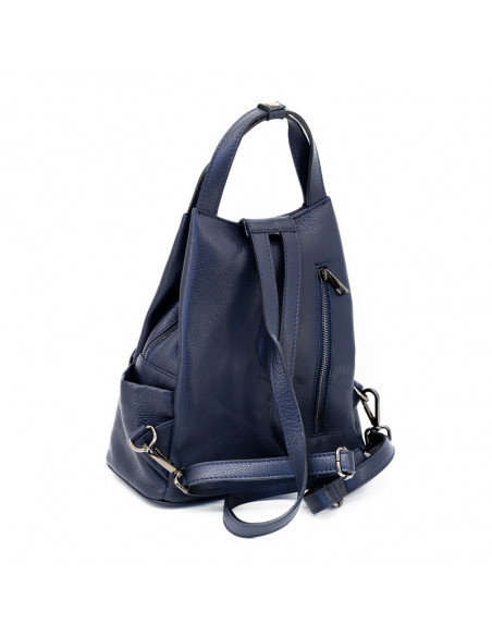 Rucsac Piele Naturala Lempino bleumarin