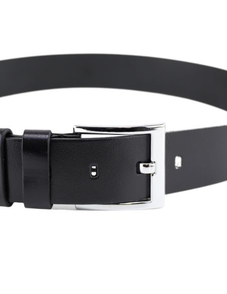 Curea Barbati Piele Naturala 4,5 cm negru
