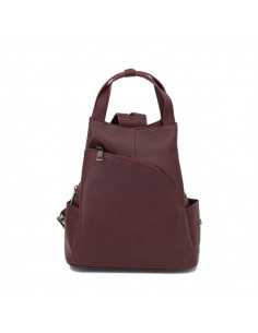 Rucsac Piele Naturala Lempino bordo 2