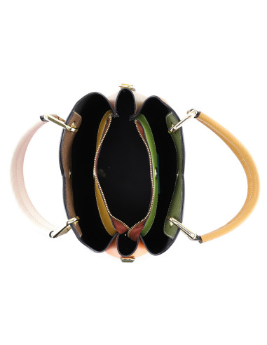 Geanta Piele Naturala Kasani multi colors 1