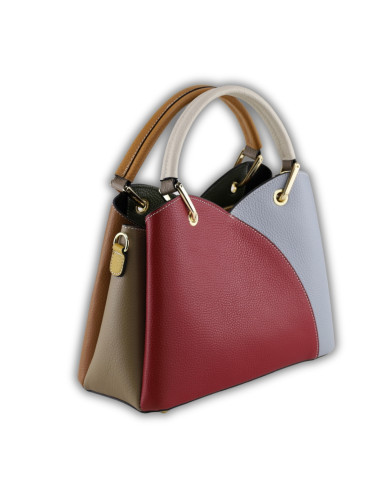 Geanta Piele Naturala Kasani multi colors 1