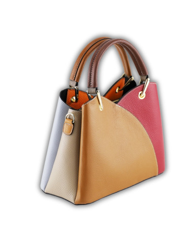 Geanta Piele Naturala Kasani multi colors 5