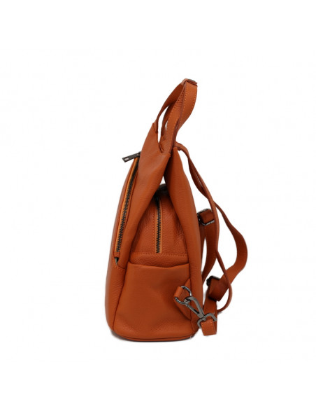 Rucsac Piele Naturala Lempino orange