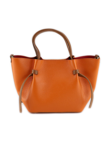 Geanta Piele Naturala Yanbu orange