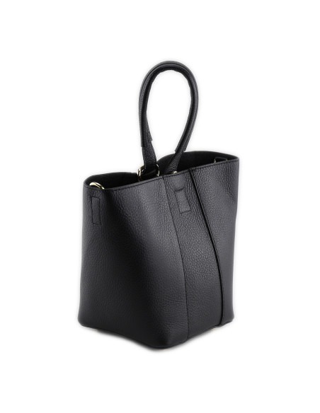 Geanta Piele Naturala Taza negru