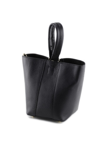 Geanta Piele Naturala Taza negru