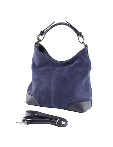 Geanta Piele Naturala Rockheaven II bleumarin