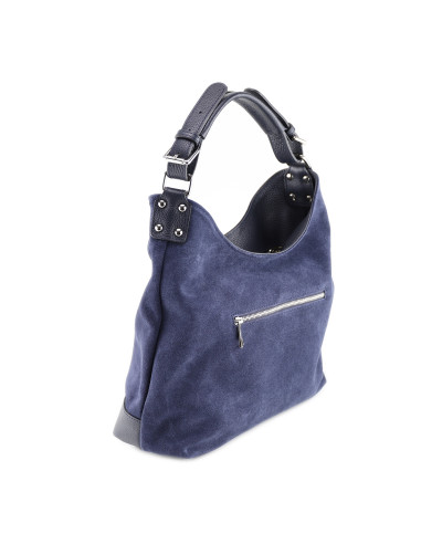 Geanta Piele Naturala Rockheaven II bleumarin