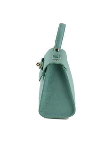 Geanta Piele Naturala Roana verde marin