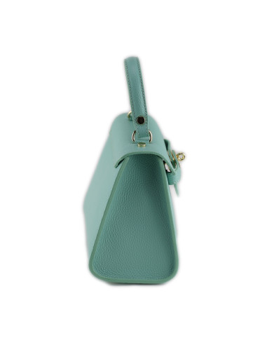 Geanta Piele Naturala Roana verde marin