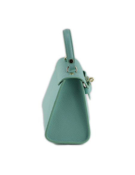 Geanta Piele Naturala Roana verde marin