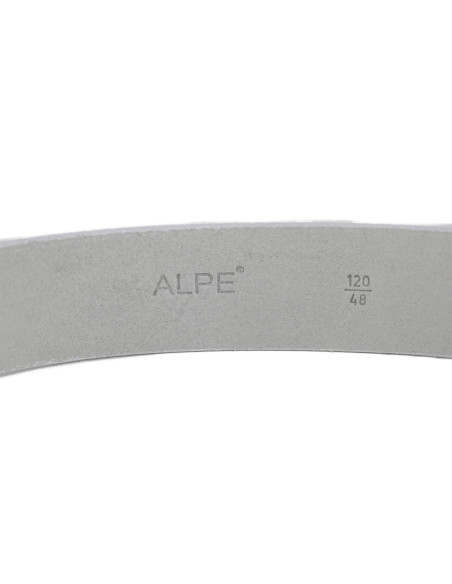 Curea din Piele Naturala 4,5 cm alb