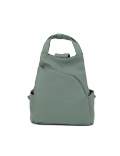 Rucsac Piele Naturala Lempino verde marin 2
