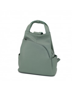 Rucsac Piele Naturala Lempino verde marin