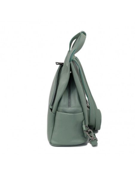 Rucsac Piele Naturala Lempino verde marin
