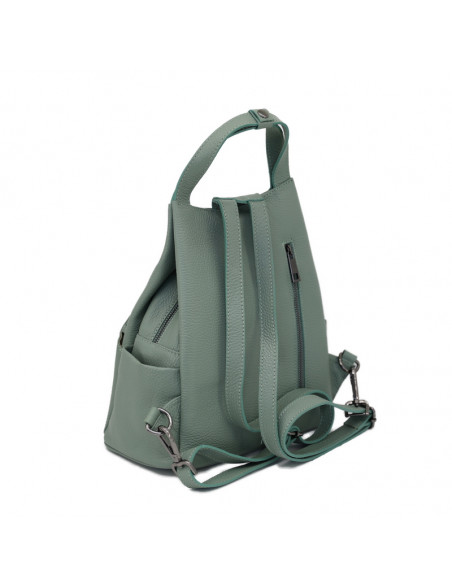 Rucsac Piele Naturala Lempino verde marin