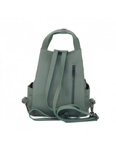 Rucsac Piele Naturala Lempino verde marin