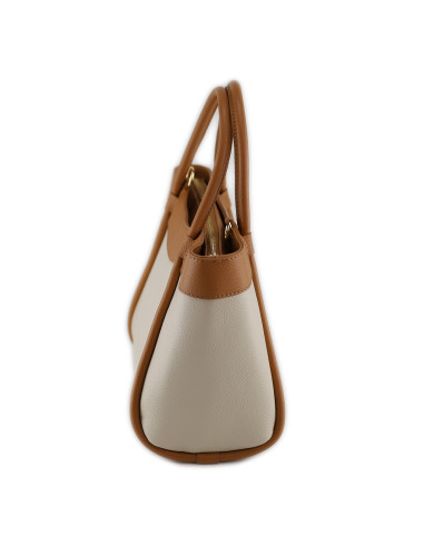 Geanta Piele Naturala Salez crem camel