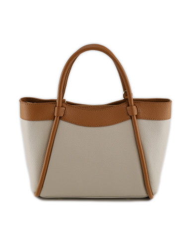 Geanta Piele Naturala Salez crem camel