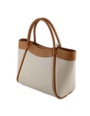 Geanta Piele Naturala Salez crem camel