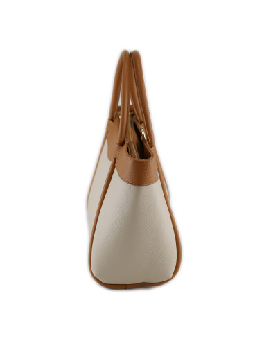 Geanta Piele Naturala Salez crem camel