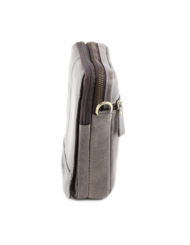 Borseta Piele Naturala RockStad gri