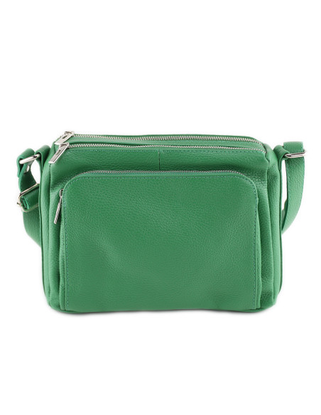 Borseta Piele Naturala Voyage green