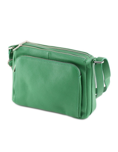 Borseta Piele Naturala Voyage green
