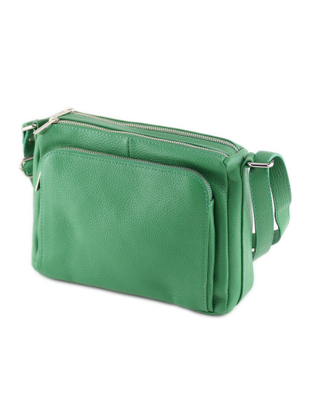Borseta Piele Naturala Voyage green